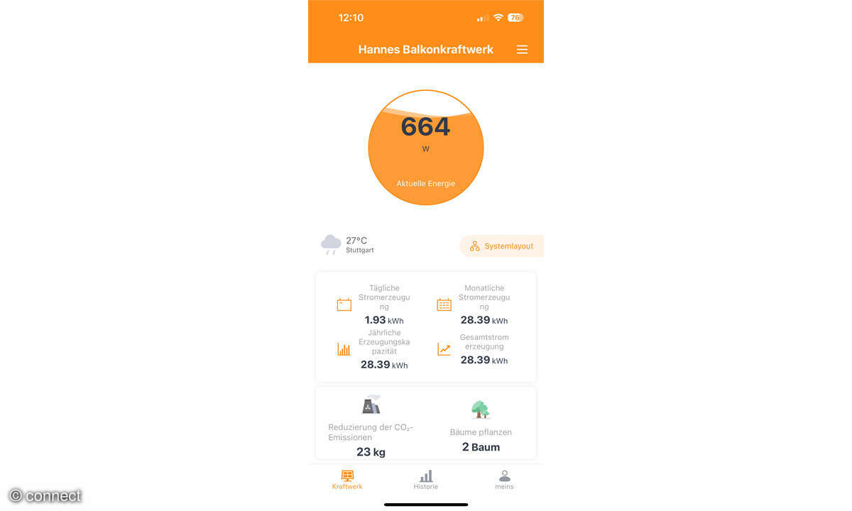 Balkonkraftwerke-Apps im Check: Screenshot TSun