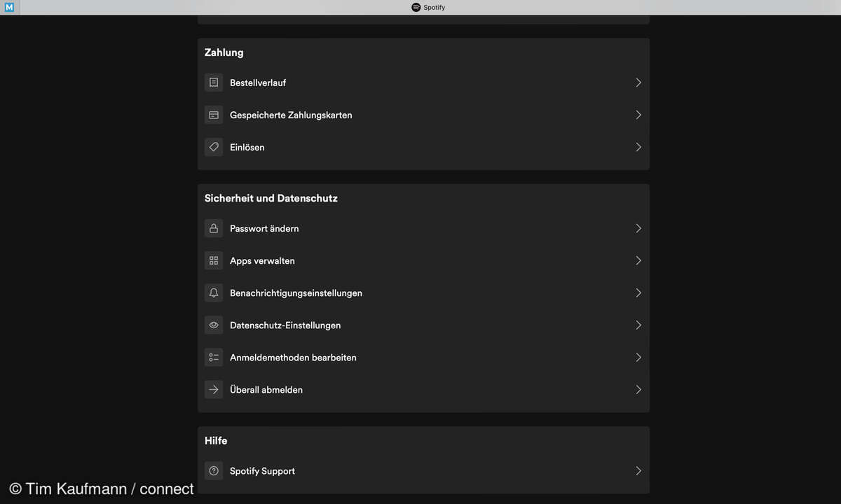 Ihr Spotify-Account wurde gehackt? Dann empfiehlt es sich, die Funktion