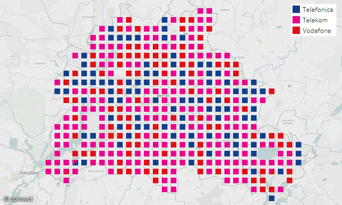 Mobilfunknetztest 2025: Qualität der Breitbandversorgung Kacheln Berlin