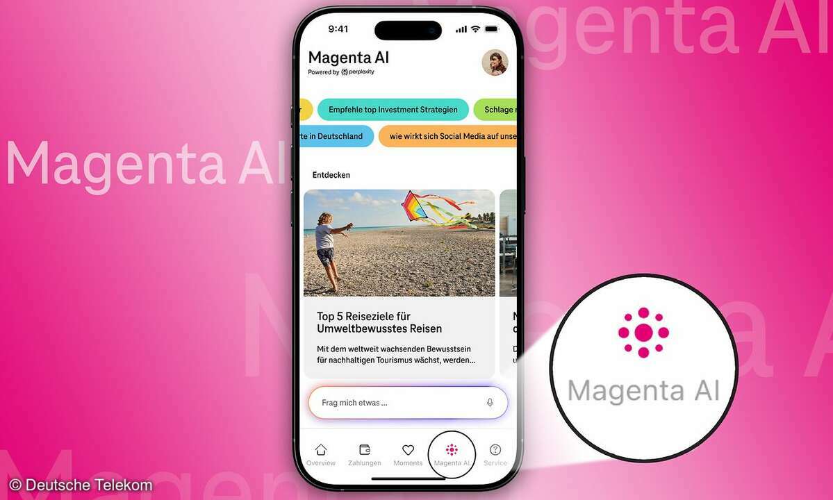 Magenta AI in der MeinMagenta-App