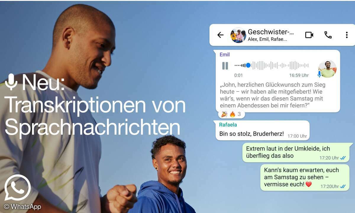 WhatsApp Sprachnachrichten-Transkription