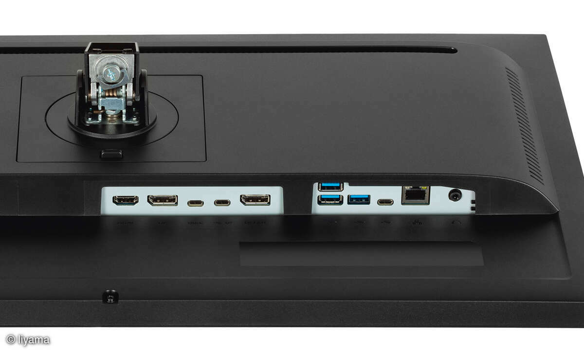 Iiyama ProLite XUB2797QSNP-B1 im Test: Anschlüsse