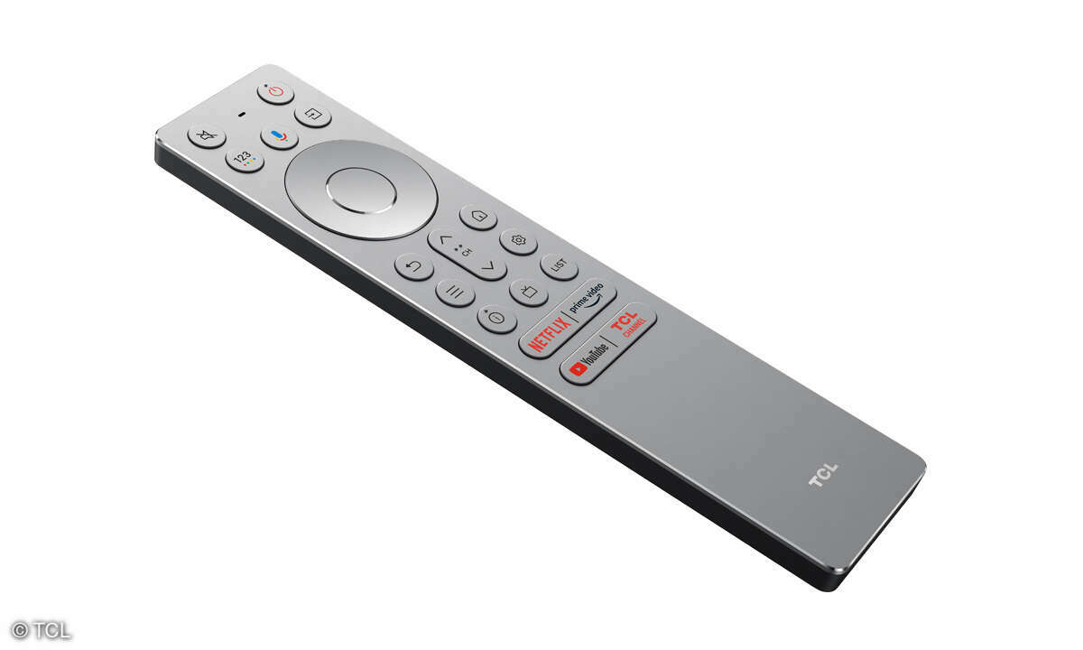 TCL 75MQLED85 im Test: Fernbedienung