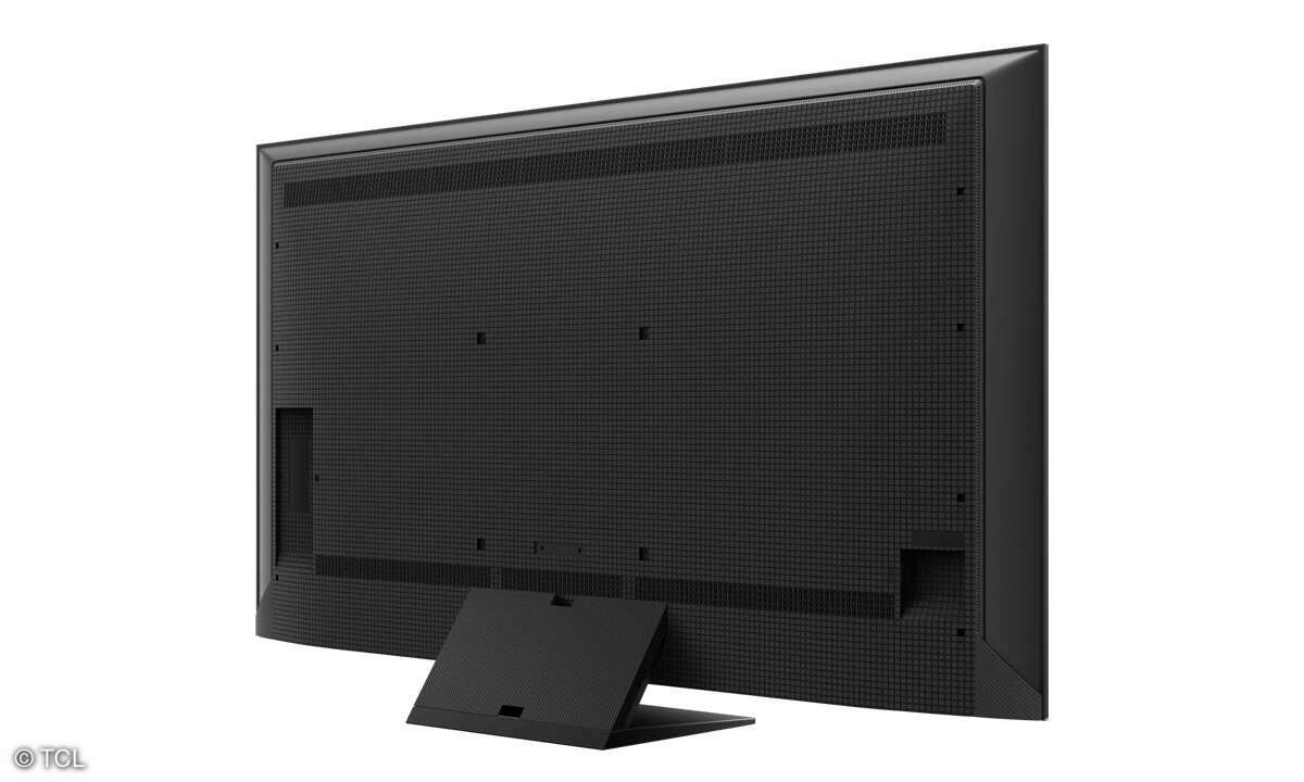 TCL 75MQLED85 im Test: Rückansicht