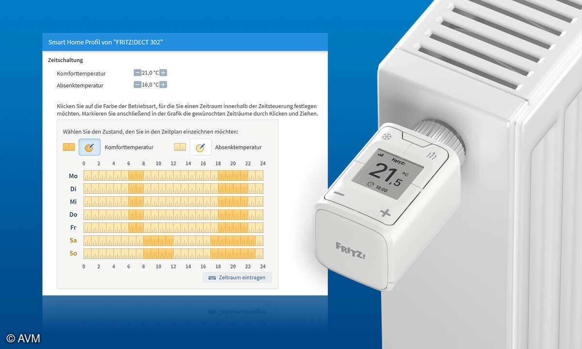 AVM Fritz!Dect 302 im Test: Screenshot