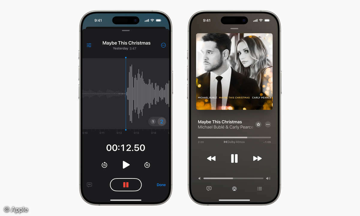 Apple Sprachmemos mit Layered Recording