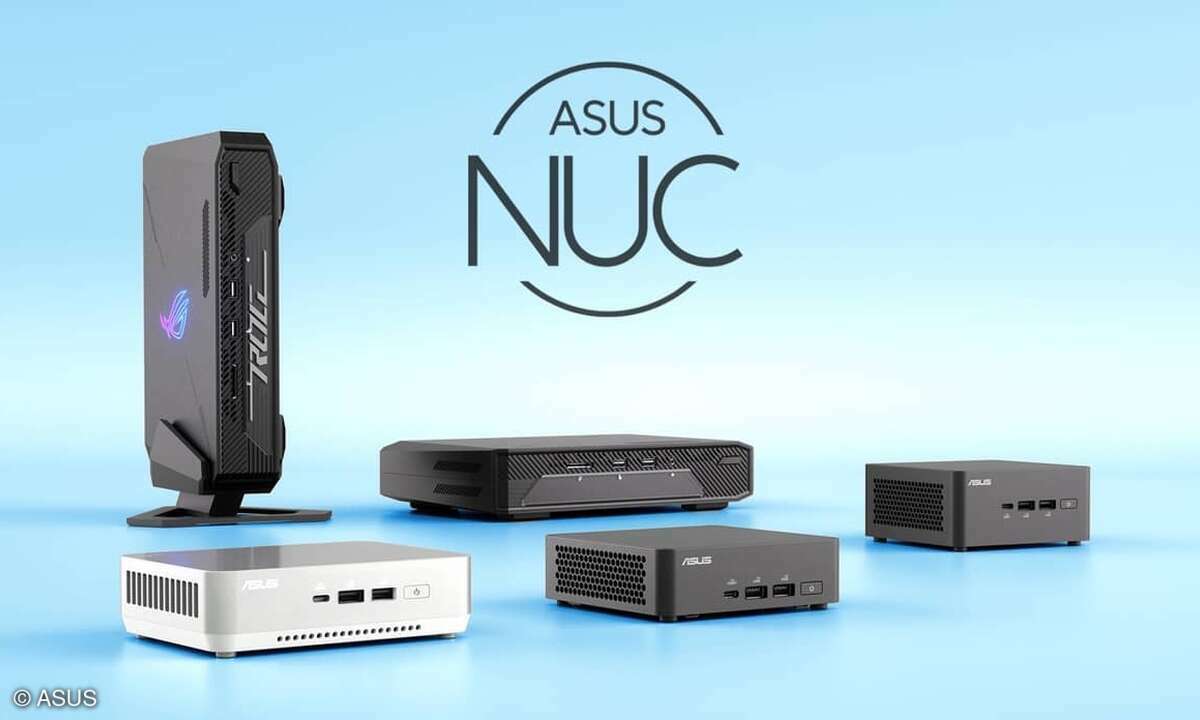 Asus zeigt neue Minirechner von der CES 2025.