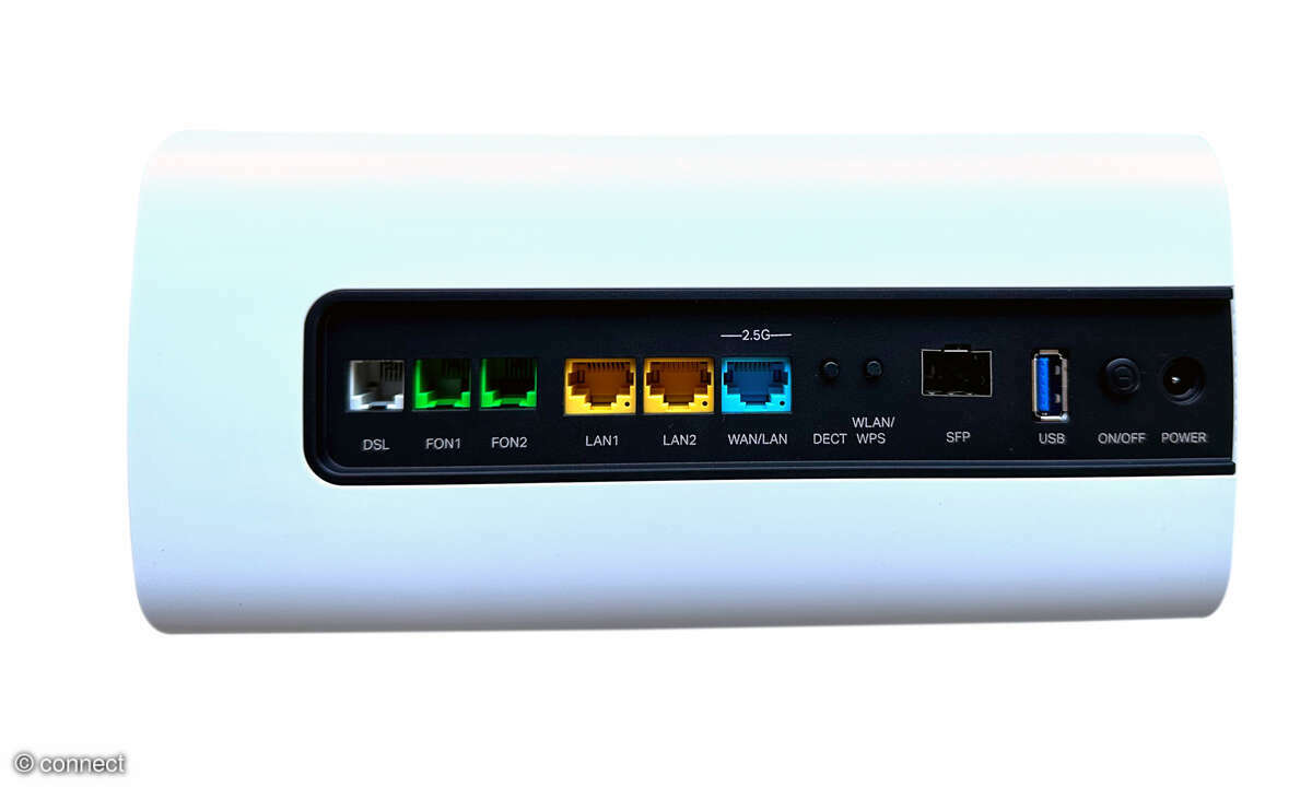 TP-Link VX800v im Test: Ports