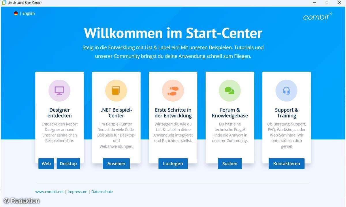 LL30E-Einstiegshilfe Startcenter