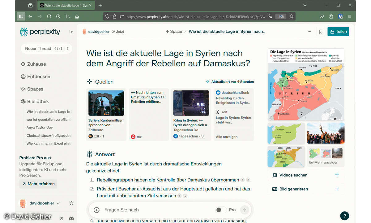 Screenshot Perplexity.ai
