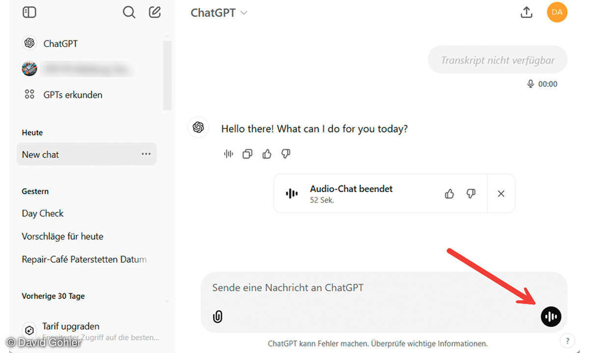 ScreenshotChatGPT Advanced Voice: Audio-Icon