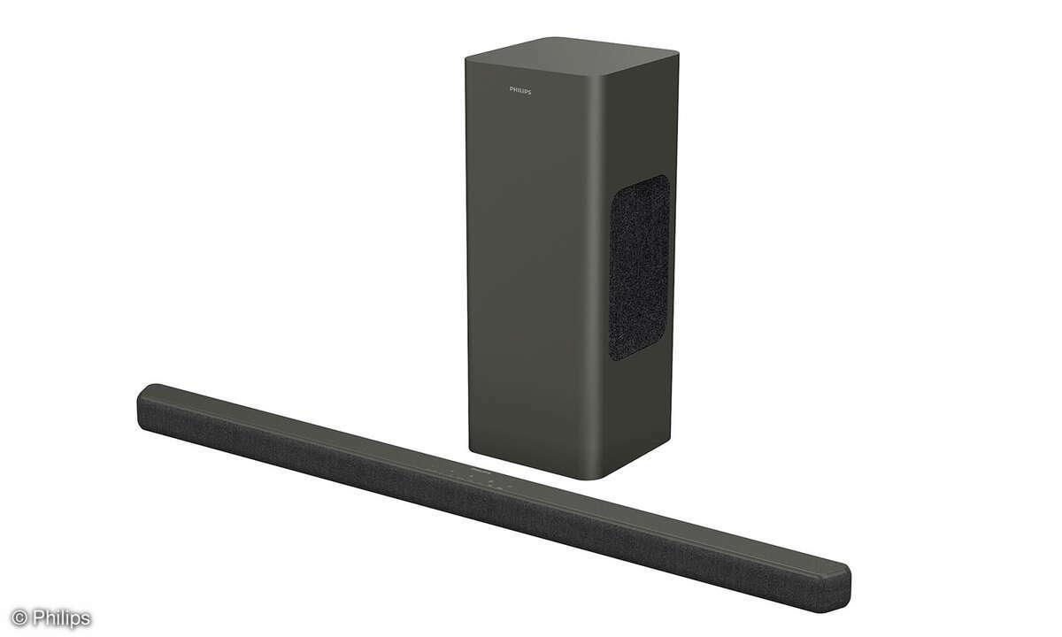 Die Soundbar B200 kommt mit kleinem Subwoofer und 160 Watt Leistung daher.