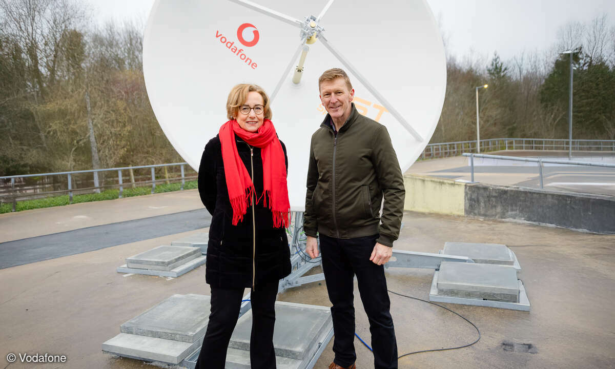 Vodafone Weltraum-Land-Gateway