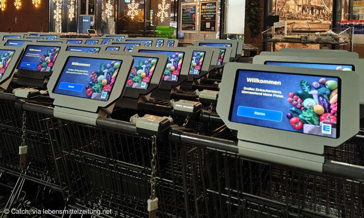 Smart Carts zeigen u.a., wo sich Ihr Wunschprodukt befindet.
