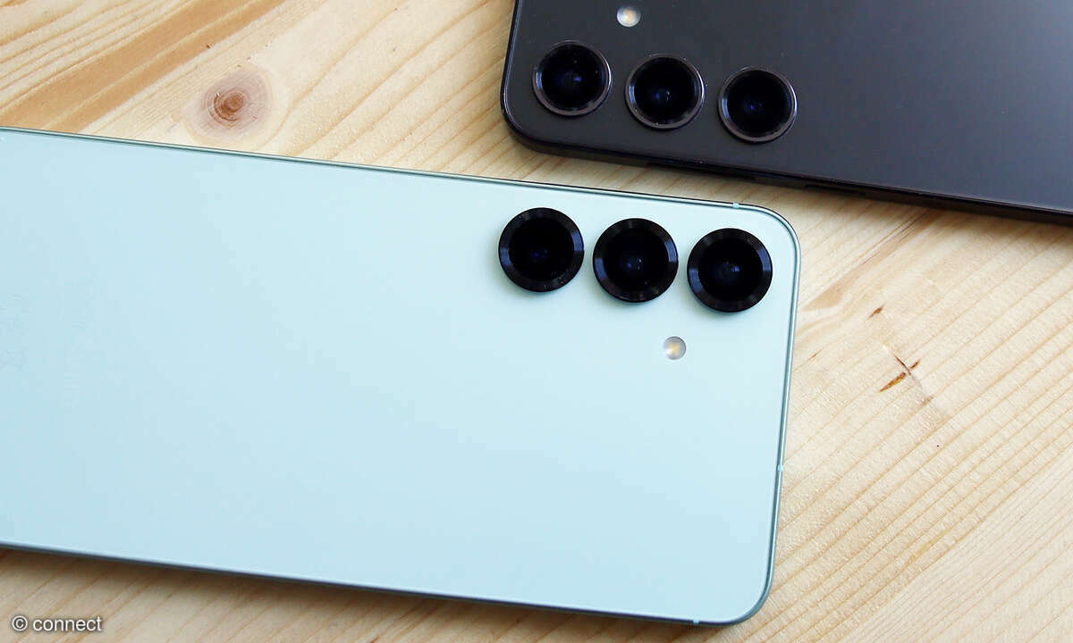 Samsung Galaxy S25 und S25+ Test Rückseite Vergleich S24+