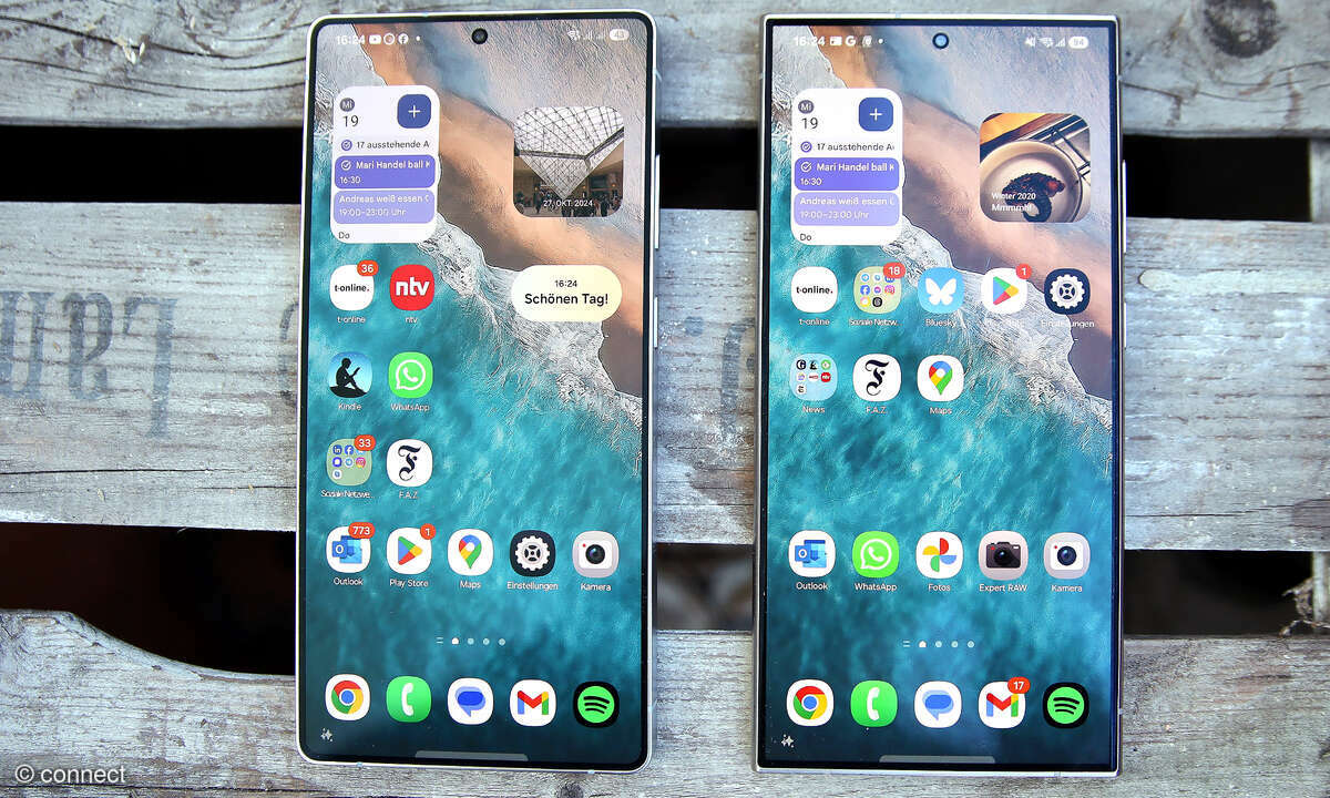 Samsung Galaxy S24 Ultra versus S25 Ultra Teaser Vergleichstest