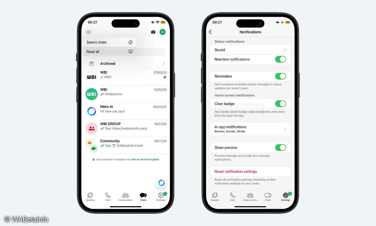 WhatsApp Nchrichtenverwaltung