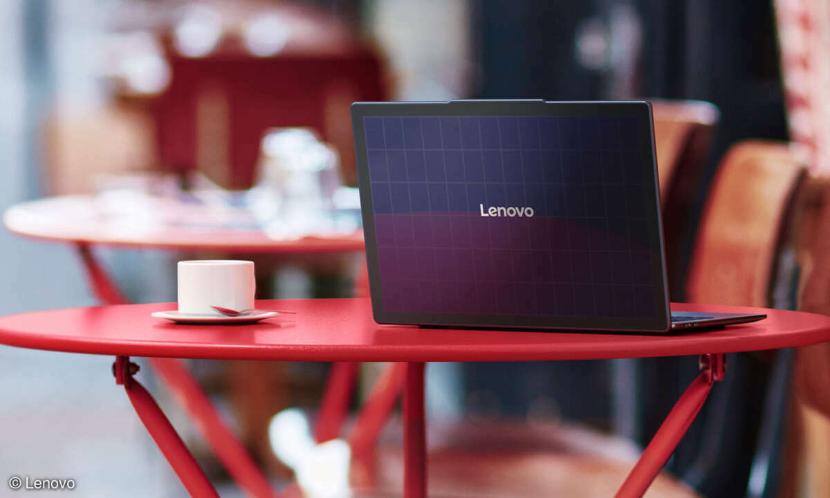Das Yoga Solar PC Concept soll mithilfe von Solarzellen aufgeladen werden können.