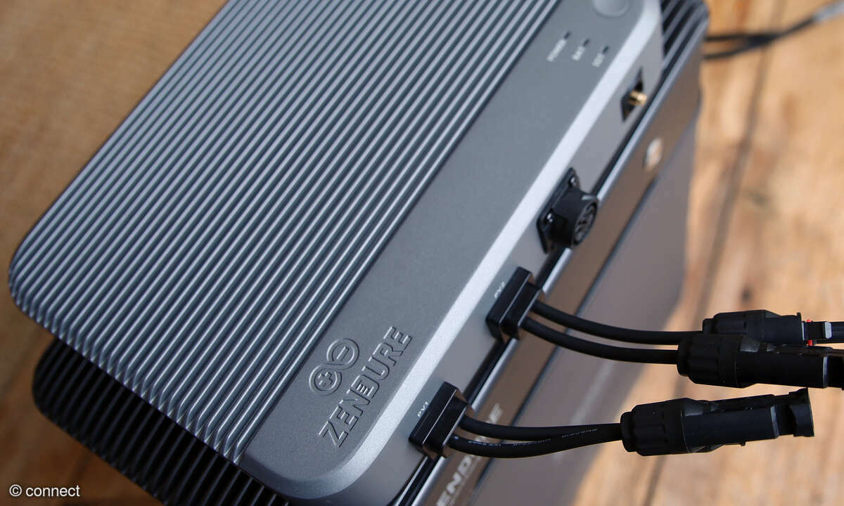 Zendure Solaflow 800 Test Rückseite Anschlüsse