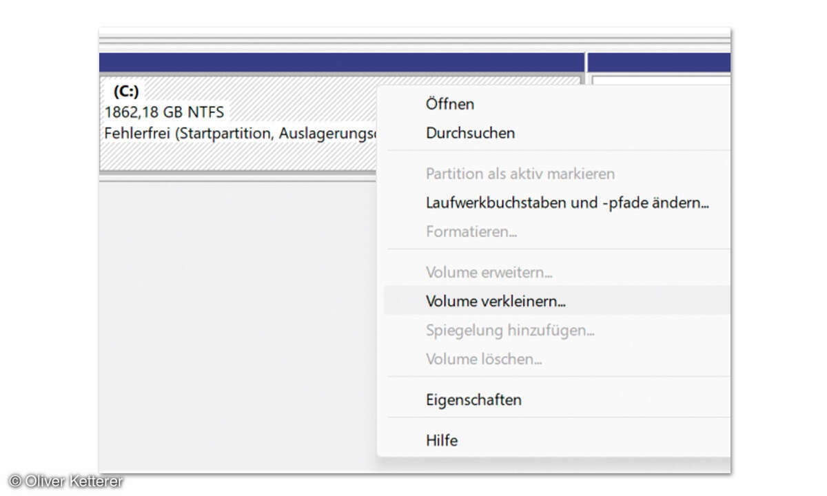 DeepSeek am PC: Screenshot 1 Volumen SSD