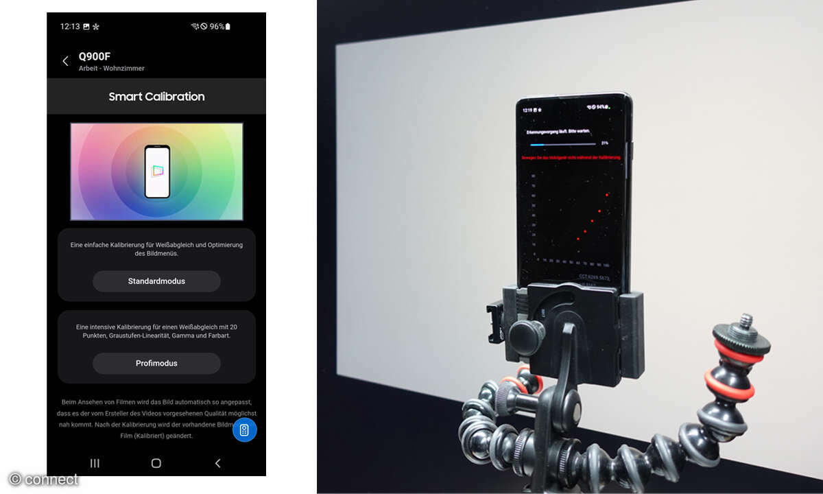 Samsung GQ75QN900F im Test: Samsungs „Smart Calibration“