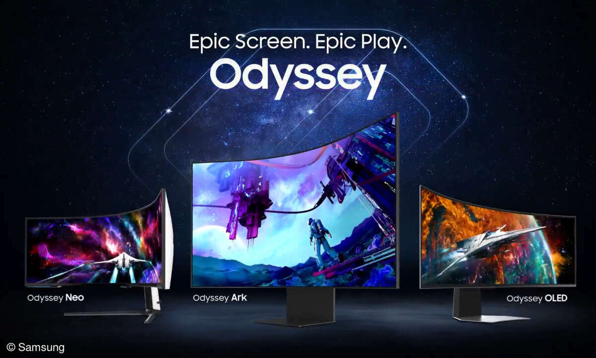 Samsung präsentiert drei Gaming-Displays für drei Zielgruppen.