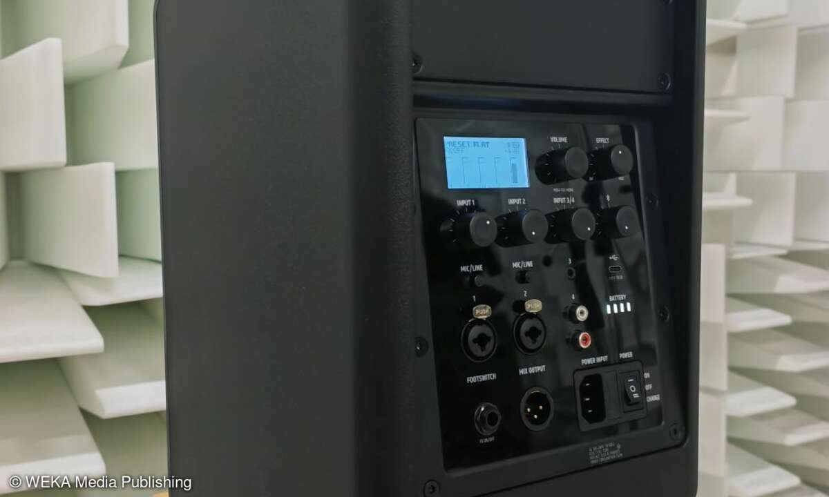 Bedienfeld des LD Systems Anny 8.