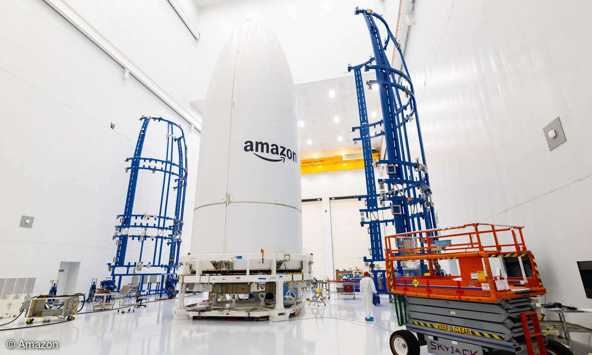 Am 9. April zieht Amazon nach und baut eine Konkurrenz zu Starlink auf.