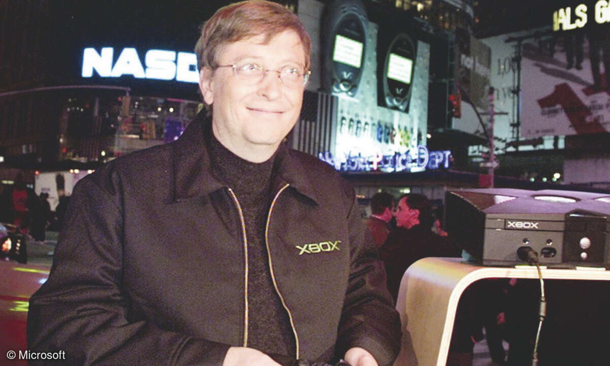 Die Spielekonsole Xbox hat im November 2001 ihren Verkaufsstart.