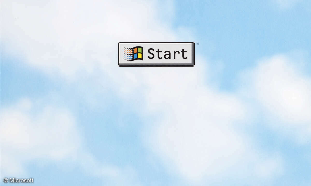 Der Start Button von Windows 95 hat inzwischen nostalgischen Kultstatus erlangt.