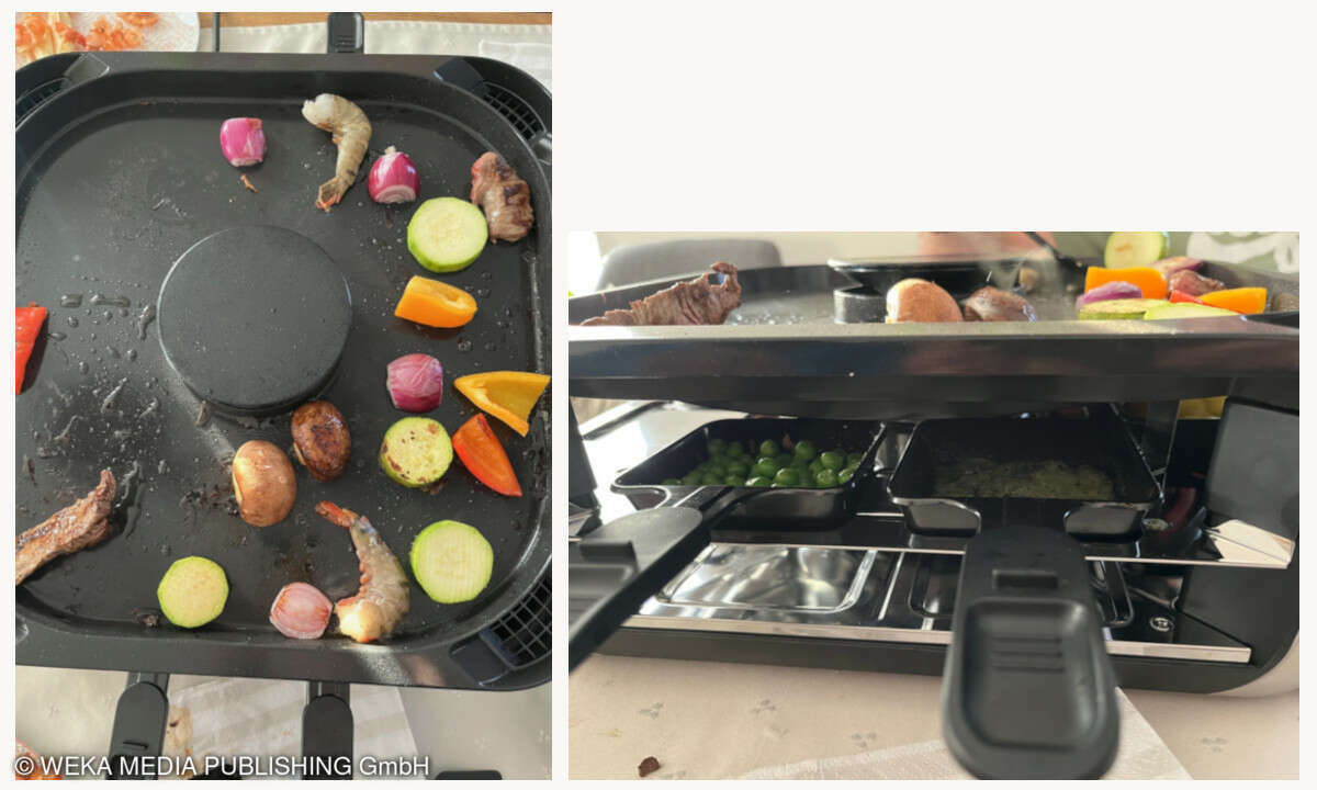 Raclette im Einsatz