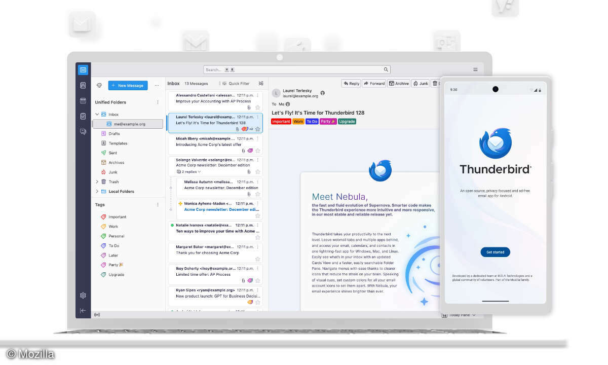 Thunderbird, Send und mehr: Thundermail soll Mozillas All-in-One-Lösung werden.