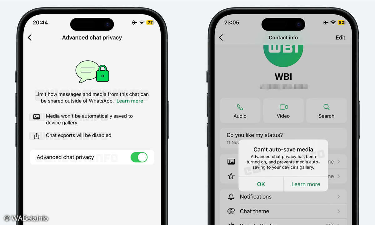 WhatsApp bekommt neue Funktionen für mehr Privatsphäre.