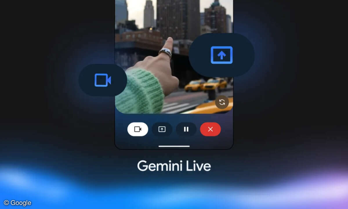 Gemini Live Kamerafreigabe