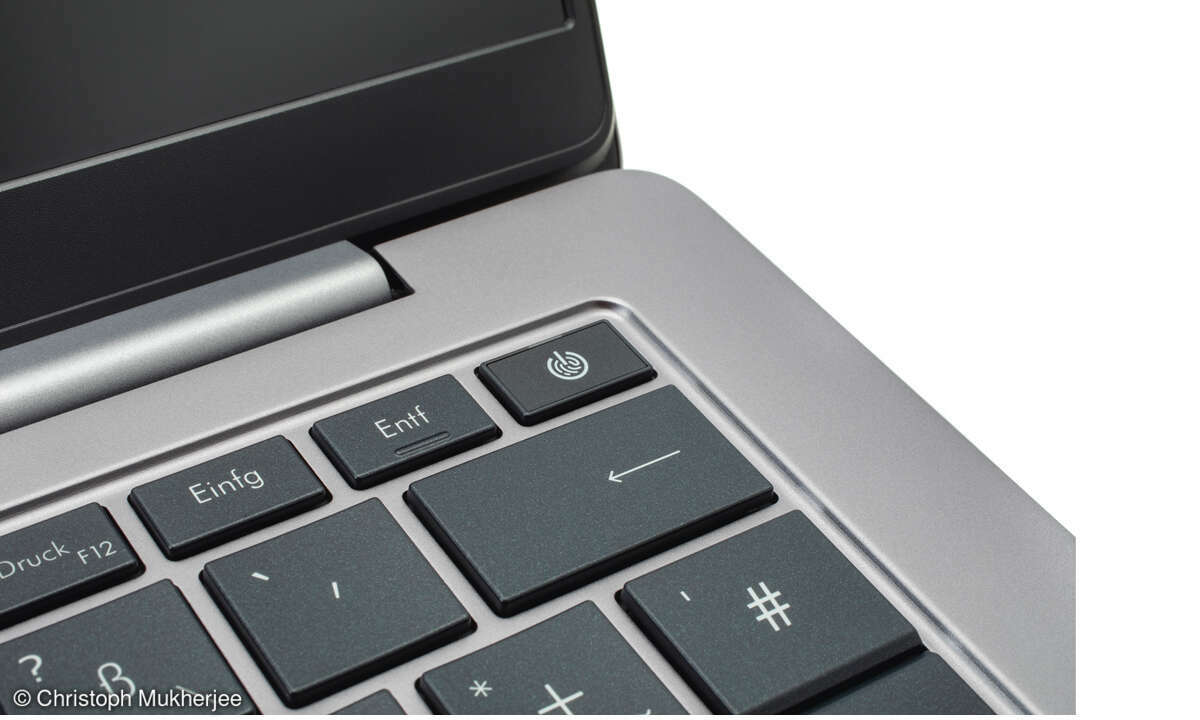 Asus ExpertBook P5 im Test: Fingerprintsensor