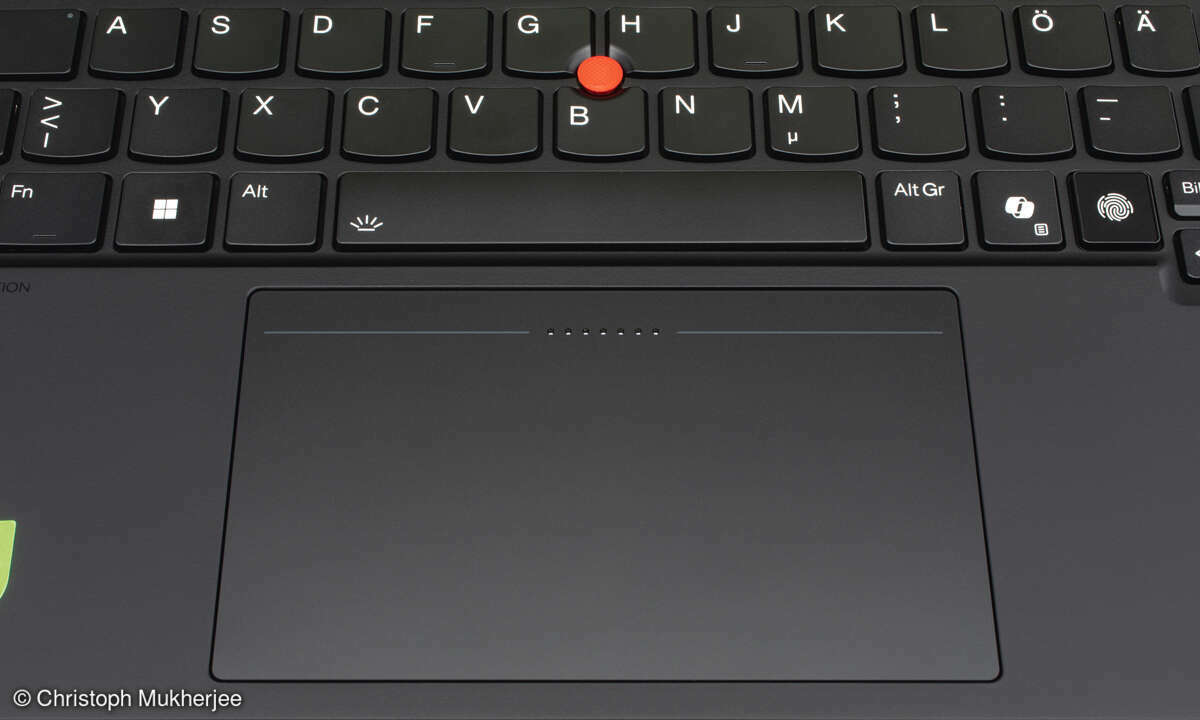 Lenovo ThinkPad X1 Carbon Gen 13 Aura Edition im Test: Touchpad