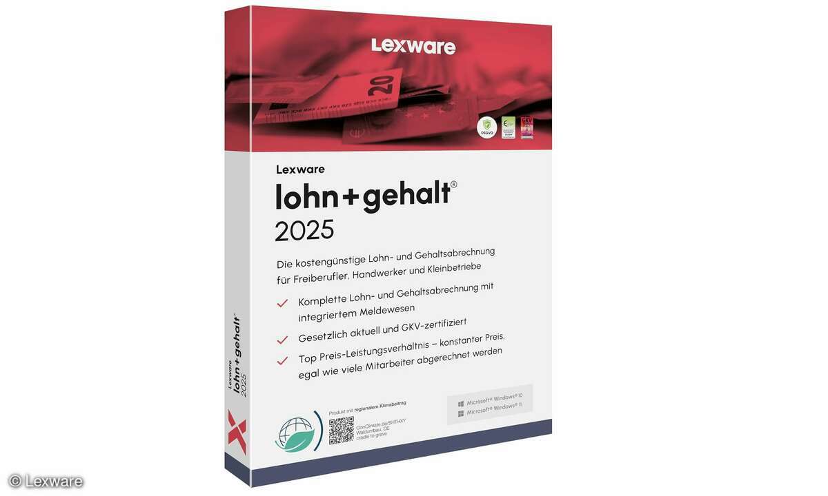 Lexware lohn+gehalt 2025 im Test