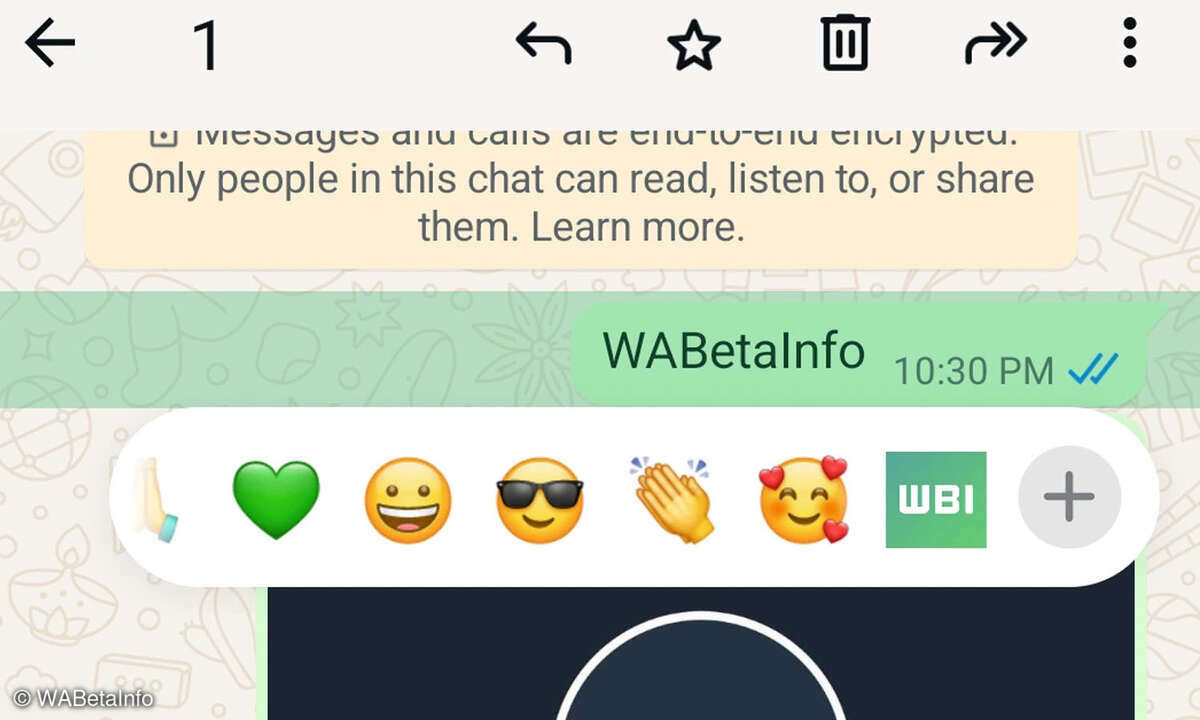 Whatsapp Beta Sticker Reaktion