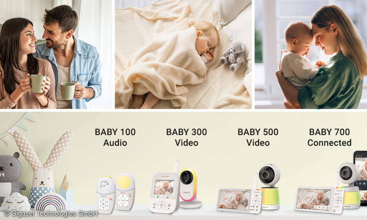 Im Überblick: die Babyphone-Modell-Varianten von Gigaset