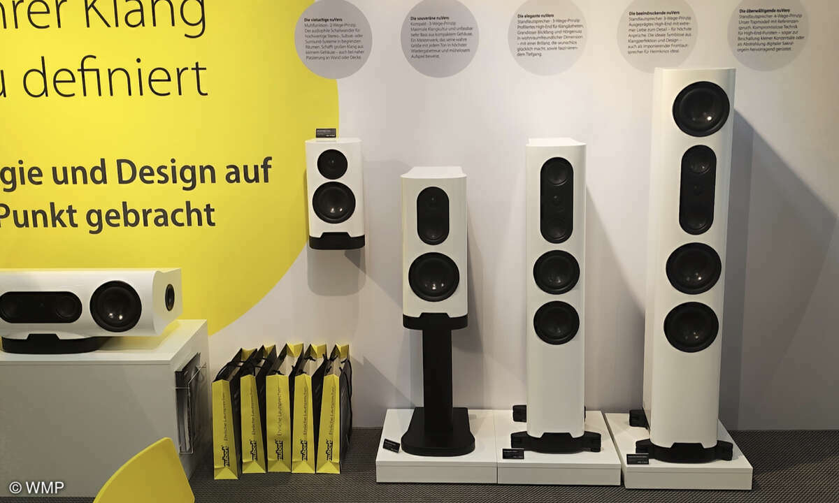 Die dritte Generation der Premium-Serie verwendet, für Nubert ungewöhnlich, Hochtöner mit Metallkalotte.