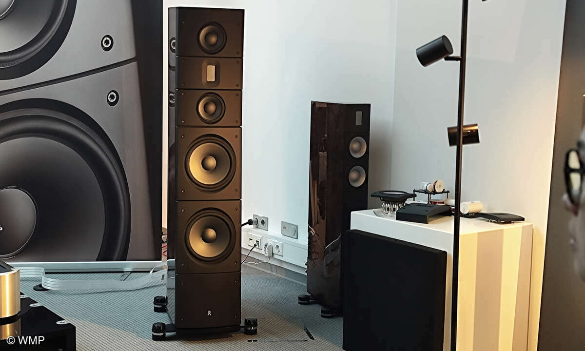 Raidho Acoustics TD 3.10 High End Lautsprecher mit Folienhochtöner und Mitteltönern in D'Appolito Anordnung sowie diamantbeschichteten Alu/Keramik-Membranen.