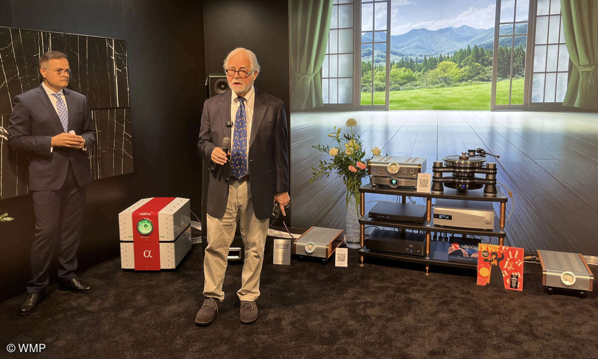 Pressekonferenz Audio Reference mit den Highlights von Wilson Audio, Meridian, Perlisten u.v.m.