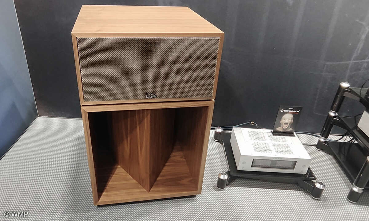 Der zweitgrößte Hornlautsprecher im Klipsch-Lineup in der neuesten Generation. Preis: 20.000 Euro pro Paar