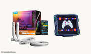 Lichtstreifen und Pixeldisplay für Gamer