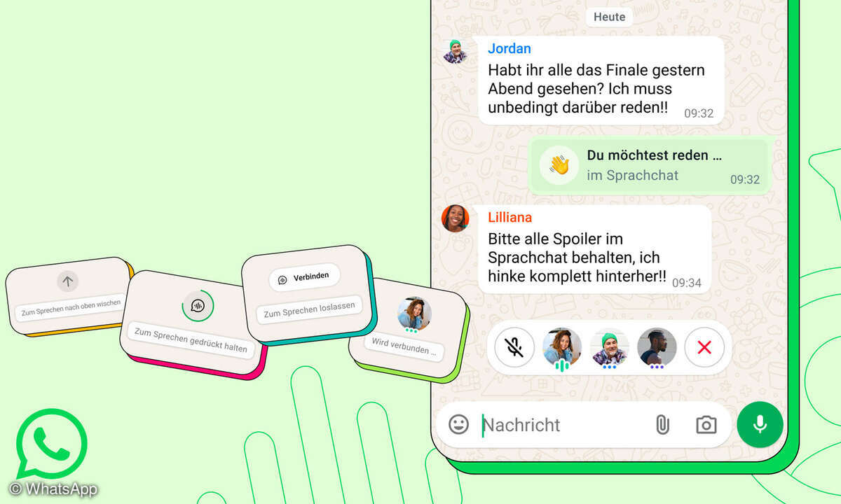 WhatsApp Audiotreff für Gruppen