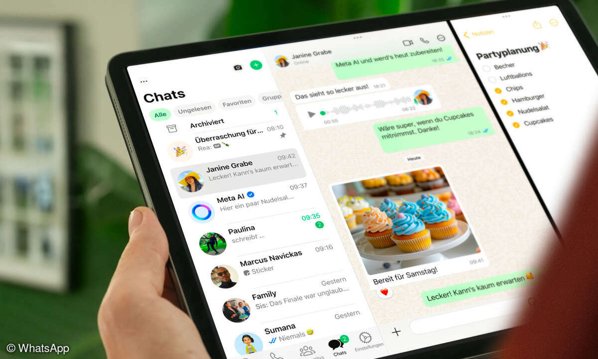 WhatsApp auf dem iPad