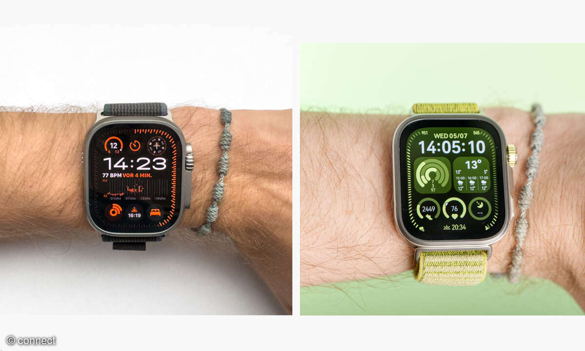 Huawei Watch Fit 4 Pro vs. Apple Watch Ultra 2: Display