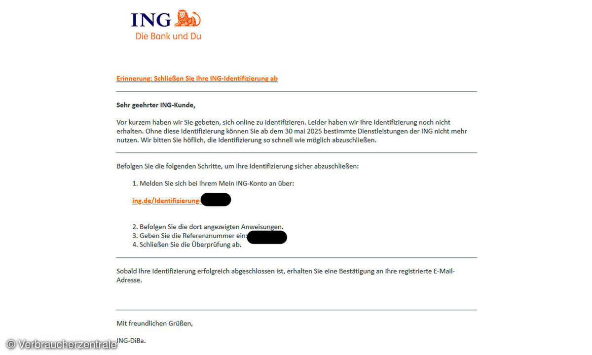 ING Phishing-Mail