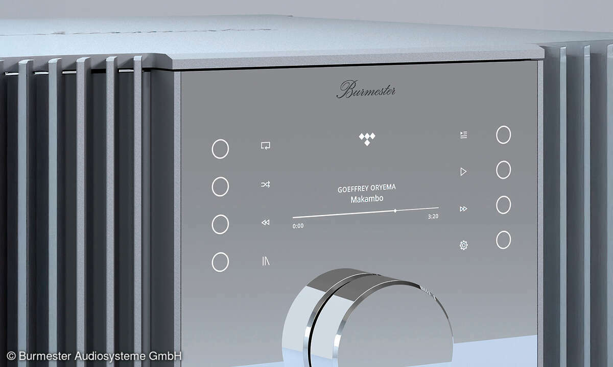 HiFi-Verstärker Burmester 232 Detailansicht Display
