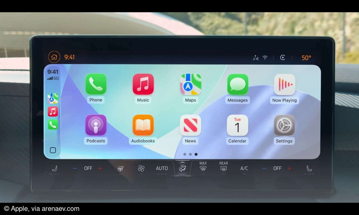 Carplay bekommt ein Update, das sich an iOS 26 orientiert.